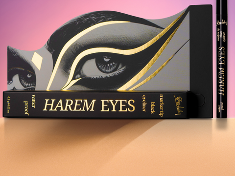 Harem Eyes Waterproof Jet Black Eyeliner